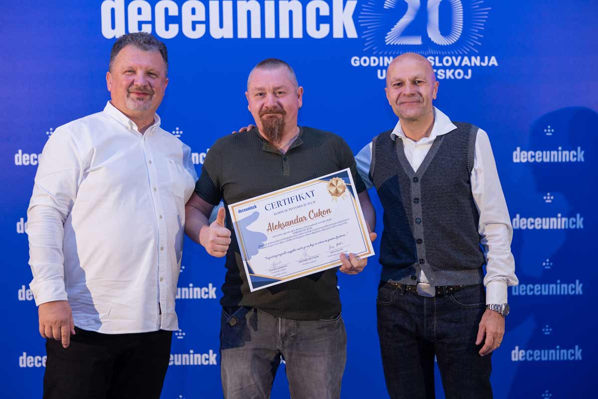 Deceuninck svečano obilježio 20 godina uspješnog poslovanja u Hrvatskoj