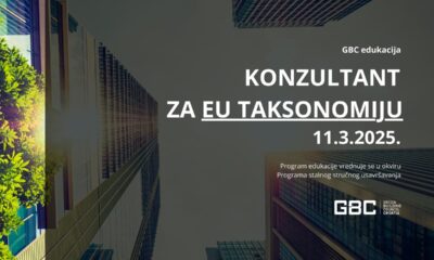 GBC edukacija: Konzultant za EU Taksonomiju, 11. ožujak 2025.